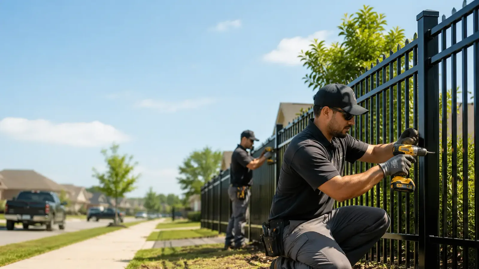 Metal Fence Installation in Lincoln, MA